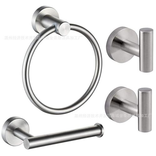 Generic Cross-border bathroom towel rack towel ring 304 stainless