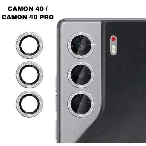 product_image_name-Generic-tecno Camon 40 Pro THREE PCS of Camera Lens Protector with Crystals-1