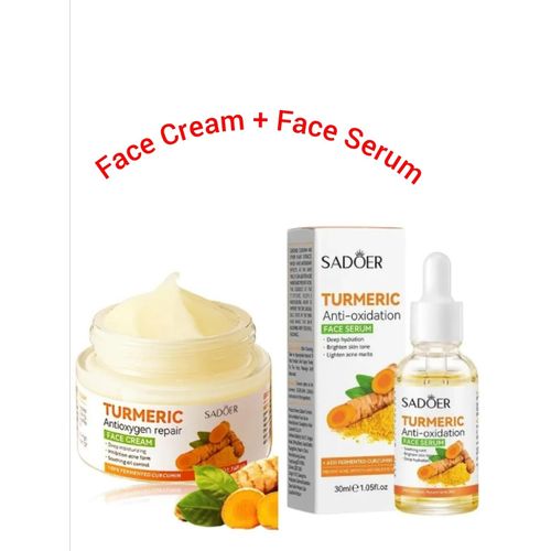 product_image_name-SADOER-2 in 1 Turmeric Cream + Tumeric Serum, the Combination of Tumeric Cream and Turmeric Serum Guarantees Like Vitamin C, Deep Hydration, inhibits Acne formation, Lighten Acne Marks, Sooth-1