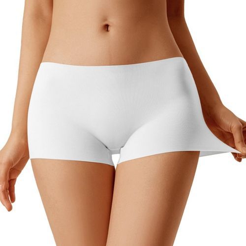 Fashion (white)Women's Summer Safety Short Panties Ice Silk