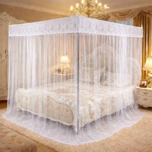 product_image_name-Generic-Elegant 4-Stand Bed Mosquito Net 5X6-1