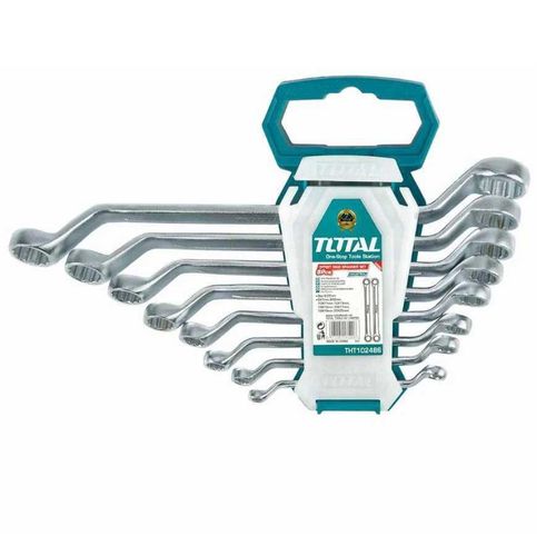 product_image_name-TOTAL-THT102486  8pcs offset ring spanner set Size:6-22mm-2