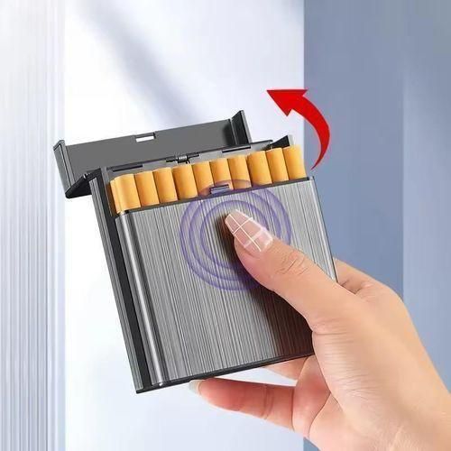 product_image_name-Generic-Premium Metal Cigarette Case Holder – Portable Storage Box for 40 Cigarettes-3