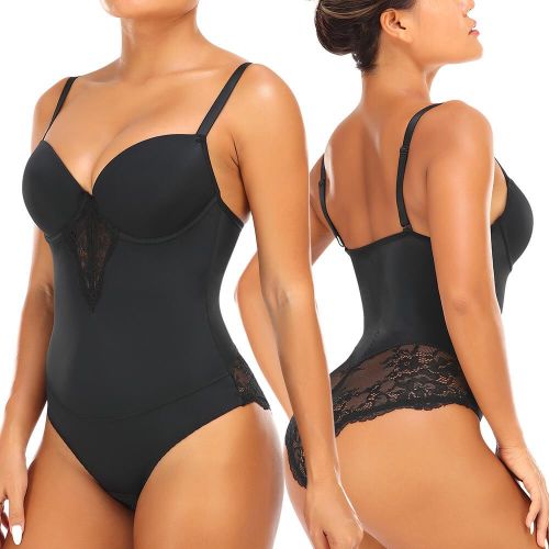 Shapewear Bodysuit For Women Body Shaper Open Crotch Fajas