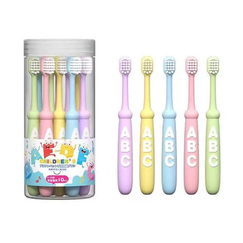 product_image_name-Generic-10Pcs Cute Children Small Head Soft Bristle Toothbrush-6