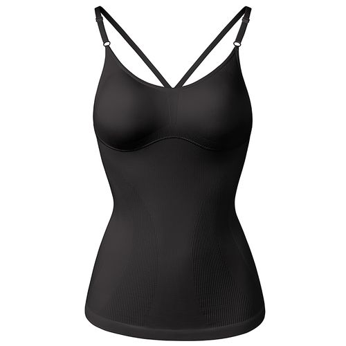 Fashion Women Body Shaping Camisole Built-in Padded Bra Shapewear