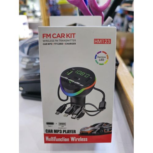 product_image_name-Generic-Wireless FM Car Kit with MP3 Playback, Bluetooth 5.0 Connectivity, and 3.1A USB Charging for Fast Power Delivery-1