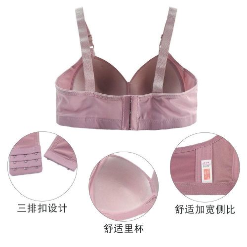 Cheap Thin and Large Size No Steel Ring Bra Middle-aged and