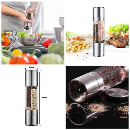 product_image_name-Generic-Double-layer Manual Grinding Pepper Salt Mills .-1