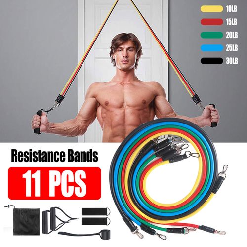 Generic 11PCS Resistance Bands Set Pull Rope Home Gym Workout