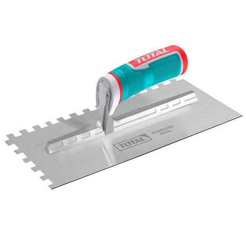 product_image_name-TOTAL-THTT81286 Plastering trowel  with teeth(Plastic  handle) 280x130mm-3