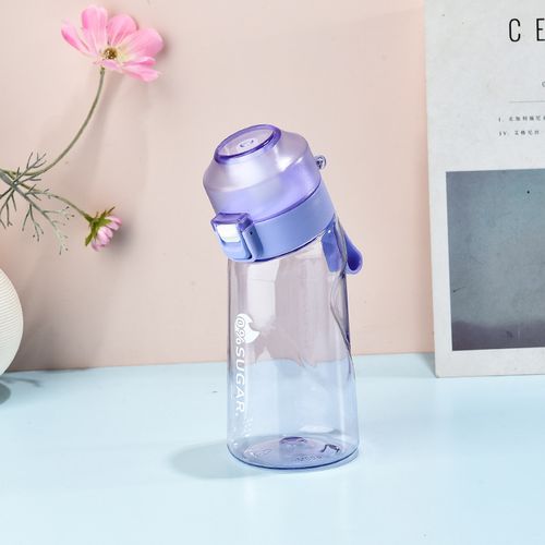 Air Water Bottle Taste pod - 650ml Flavored Water Bottle - Grape flavor 