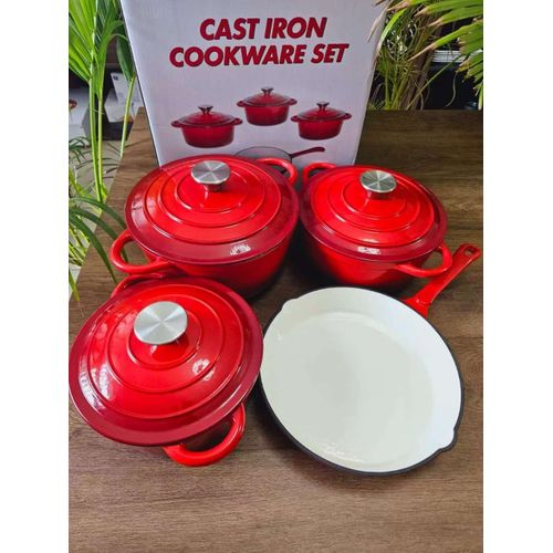 product_image_name-Cast Iron-7pcs Enamel Cast-iron cooking pots-2