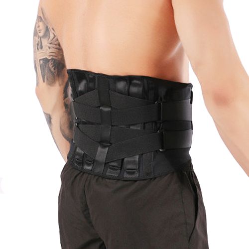 Generic (Black)JUUMMP Back Support Belt Lumbar Orthopedic Corset Men Back  Brace Belt Protection Spine JIN @ Best Price Online