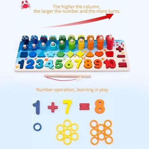 product_image_name-Generic-Multifunctional Montessori Math Activity Set, 7 Ways to Play, Counting Beads, Color Sorting, Early Development Toy-2