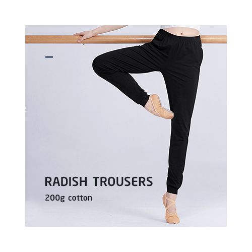 Women Modal Yoga Pants High Waist Wide Leg Dance Harem Pants(xl)