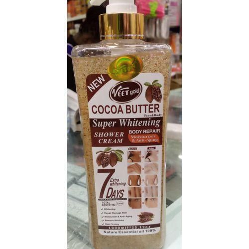 product_image_name-VEET GOLD-COCOA BUTTER SHOWER CREAM /BODY REPAIR 1000ML +FREE SHOWER GLOVER-1
