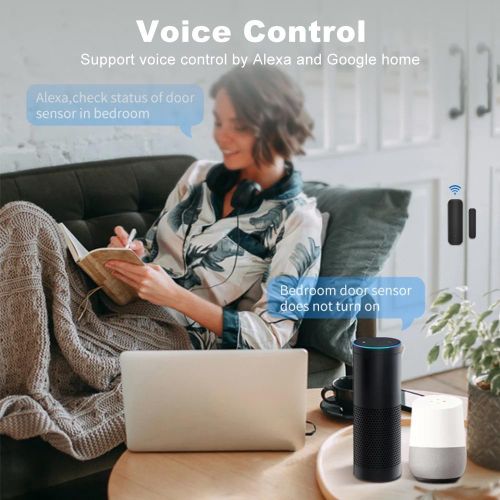 product_image_name-Generic-Tuya Smart ZigBee Door Window Contact Sensor Detectors APP Remote Alarm-8