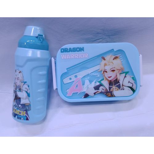 product_image_name-Generic-Kids Lunch Box/ Snack Box with Water Bottle-1