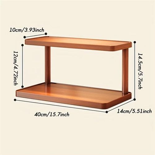 product_image_name-Generic-Mini Durable Desktop Storage Rack Wood Storable Cup Holder Multipurpose Tabletop Stand Storage Shelf-7