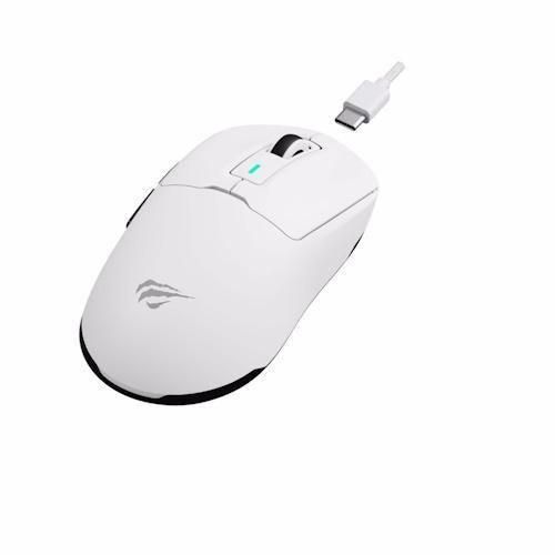 product_image_name-Generic-Havit MS969SE Tri-Mode, Wireless Gaming Mouse, Wired + 2.4G + BT 5.1 - White-2