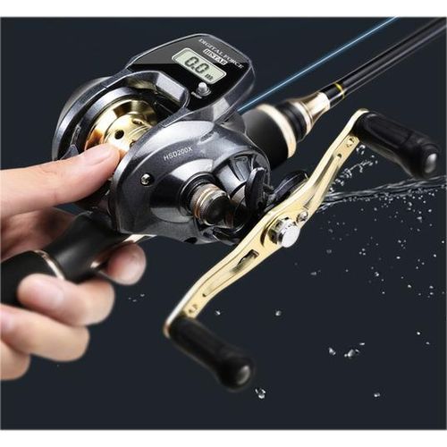 Generic Display Digital Electronic Fishing Reel Water Depth Measurement  High Speed LowProfile Line Counter Baitcasting Reel Fishing Tool @ Best  Price Online