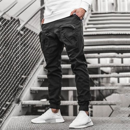 Generic Work Clothes Loose Outdoor Sports Trousers Men s Big Zipper Pockets Running Fitness Trousers Running Trousers Outer Wear Pants Best Price Online Jumia Kenya