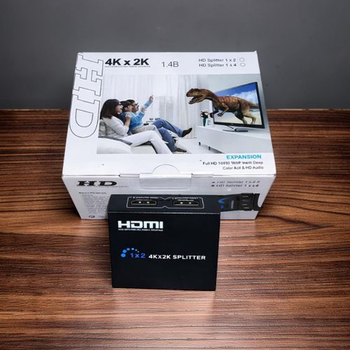 product_image_name-Generic-High Quality Fast Data Transfer 4K 2 Port HDMI Splitter 1×2 Repeater Amplifier-1