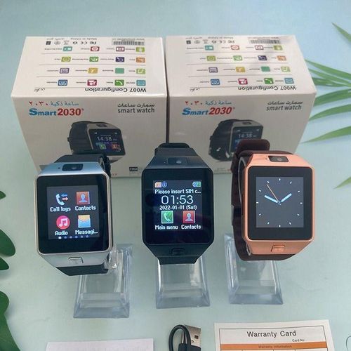 product_image_name-Generic-Fitness Smart2030  Smartwatch with Bluetooth W007 Camera, SIM & -3