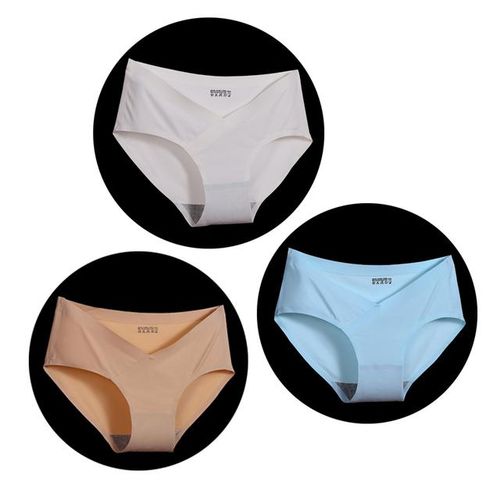 Generic 3pcs Seamlesss Panties V Design Pants Women Underwear