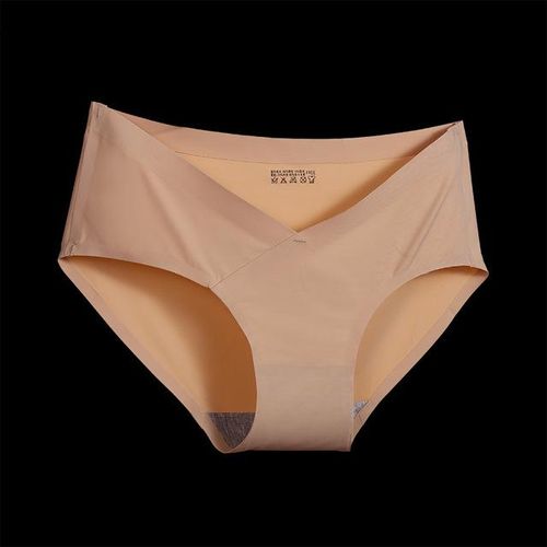 Generic 3pcs Seamlesss Panties V Design Pants Women Underwear Comfort Solid  Color Low Rise Briefs Pregnancy Underwear Sexy Ladies Briefs @ Best Price  Online