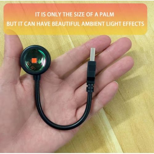 product_image_name-Generic-Sunset Lamp, Sunset Projection Light, Rainbow 7-Color Projector, Live Stream Background Ambient Light-2