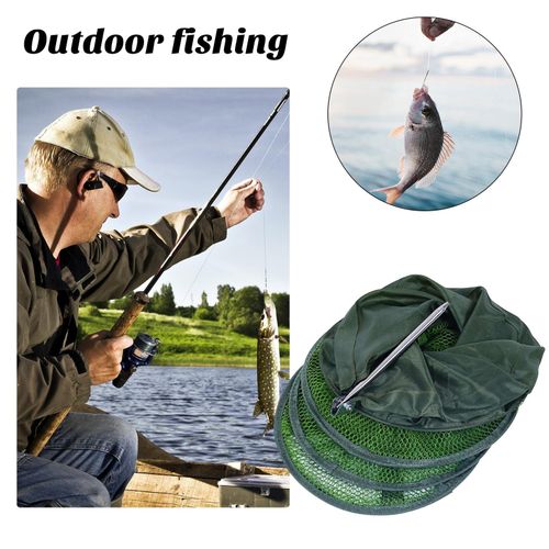 Generic Foldable Fishing Fine Mesh Foldable Fishing Net Durable for Catch A  @ Best Price Online