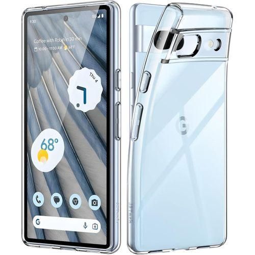 product_image_name-Generic-Back Case Cover Flexible Silicone Transparent Case Cover For Google Pixel 7A-1