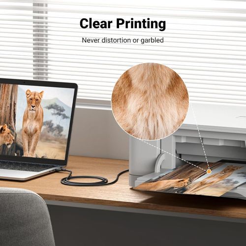 product_image_name-Ugreen-1.5m USB A To B Printer Cable - High-Speed For HP, Canon, Brother, Samsung, Dell, Epson, Lexmark, Xerox, And More -  US135 - UG-10350-4