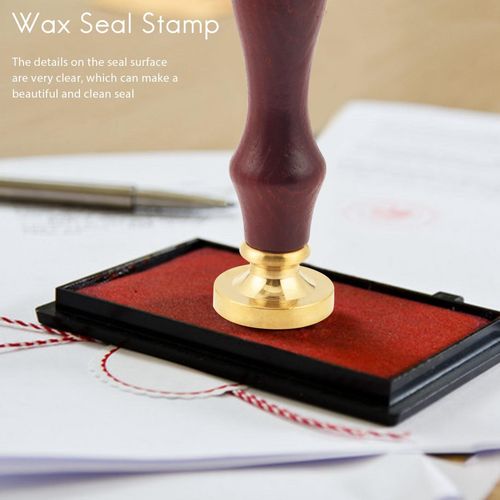 Wax Seal Stamp 6 Pieces Set Sealing Wax Stamp Heads 6Pcs + 1