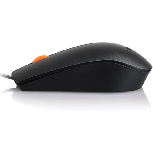 product_image_name-Lenovo-300 USB Wired Computer Mouse - Full Size Optical Ambidextrous Mouse with 1600 DPI, Reliable USB-A Wired Connection, Easy 3-Button Navigation – Long Lasting, Durable Basic Mouse, Black-1