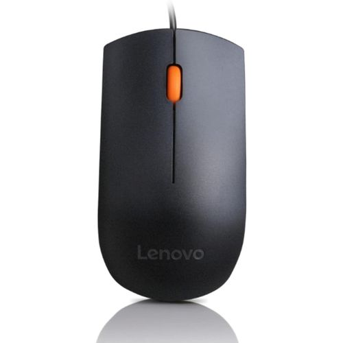product_image_name-Lenovo-300 USB Wired Computer Mouse - Full Size Optical Ambidextrous Mouse with 1600 DPI, Reliable USB-A Wired Connection, Easy 3-Button Navigation – Long Lasting, Durable Basic Mouse, Black-3