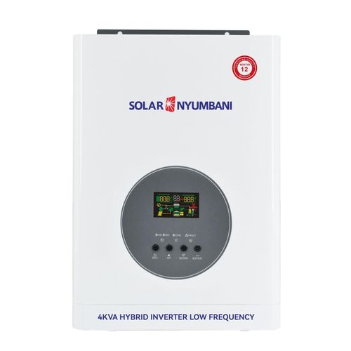 Solar Nyumbani 4KVA 24V 60A MPPT Hybrid Inverter PV 15-105VDC