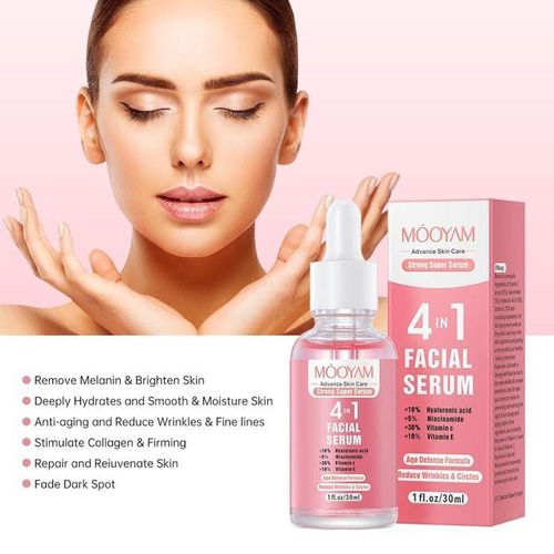 product_image_name-MOOYAM-Vitamin C 4 In 1Facial Serums With Hyaluronic Acid, Vitamin E, Niacinamide, Brightening Vitamin C Face Serum For Dull Dry Skin, Anti Aging Facial Serum For Dark Spots, Fine Lines & Wrinkles.-3