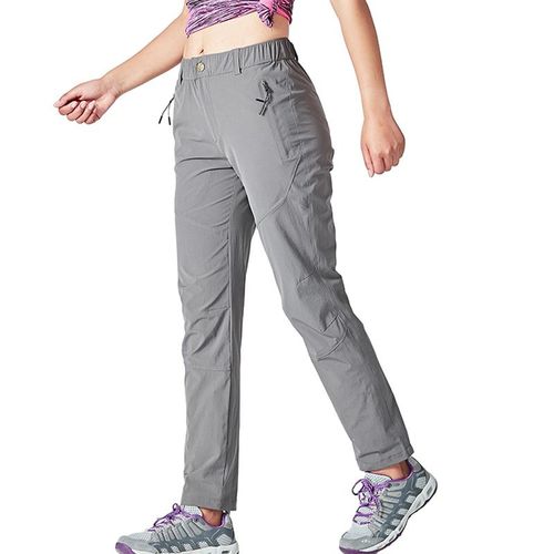 Generic Quick Drying Elastic Pants Women Slim Thin Breathable