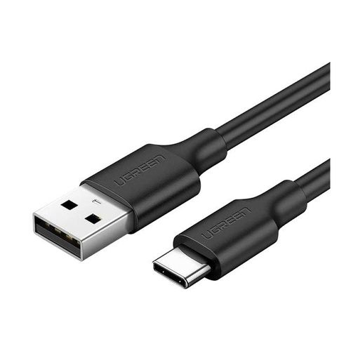 product_image_name-Ugreen-USB-A 2.0 To USB-C Cable Nickel Plating 2m (Black) – UG-60118-1