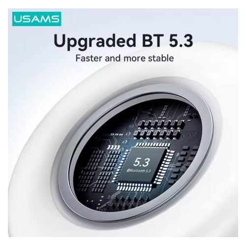 product_image_name-Usams-TWS XD18 Wireless Bluetooth 5.3 Earbuds, 6H Playtime (26H with Case) Gaming Earbuds with IPX-4 Waterproof, Touch Control and Secure Fit-2