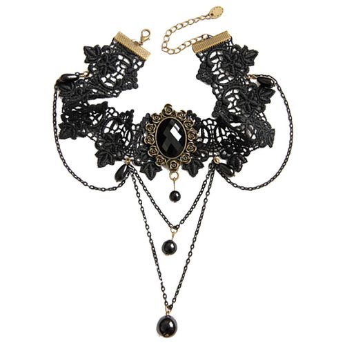 Chunky tassel necklace top
