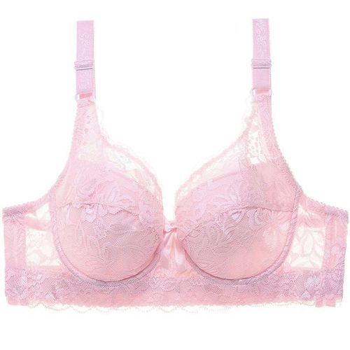 Generic Womens Lace Push Up Bra Underwire Underwear Sexy Brassiere Floral  Sheer Lingerie Bralette Ladies Bh 34-48 A B C D Cup @ Best Price Online