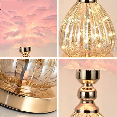 product_image_name-Generic-AURORA PLUME™ -  Luxe Crystal Feather Lamp – Pink Blush Edition-5