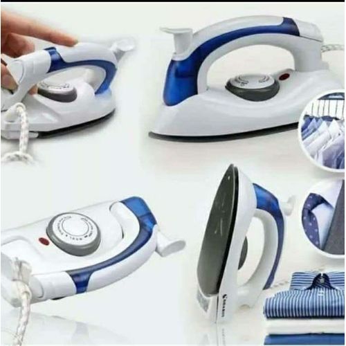 product_image_name-Sokany- Foldable Electrical Steam Travel Iron Box - White/Blue-1