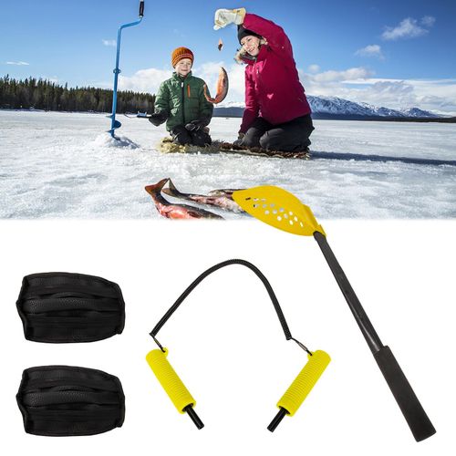 Generic Ice Fishing Equipment Set Ice Picks Ice Fishing Spoon Knee