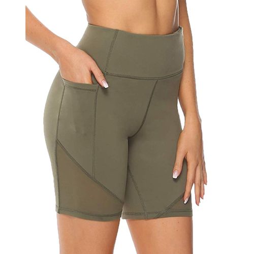 High Waist Running /Yoga Shorts With Phone Pocket