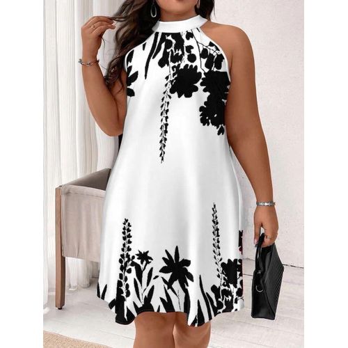 sachin and babi light blue dress Daznico Elegant Dresses for Women,Womens Holiday Party Neck Hanging Mesh High  Neck Dress Casual Vacation Multicolor Dress,Dresses for Women Hide Tummy main image 1